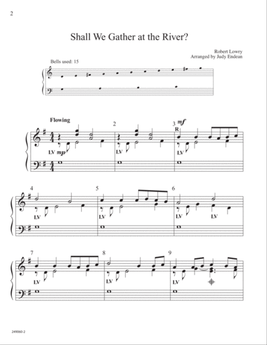 Shall We Gather at the River? 2-Octaves scores gallery preview page 2