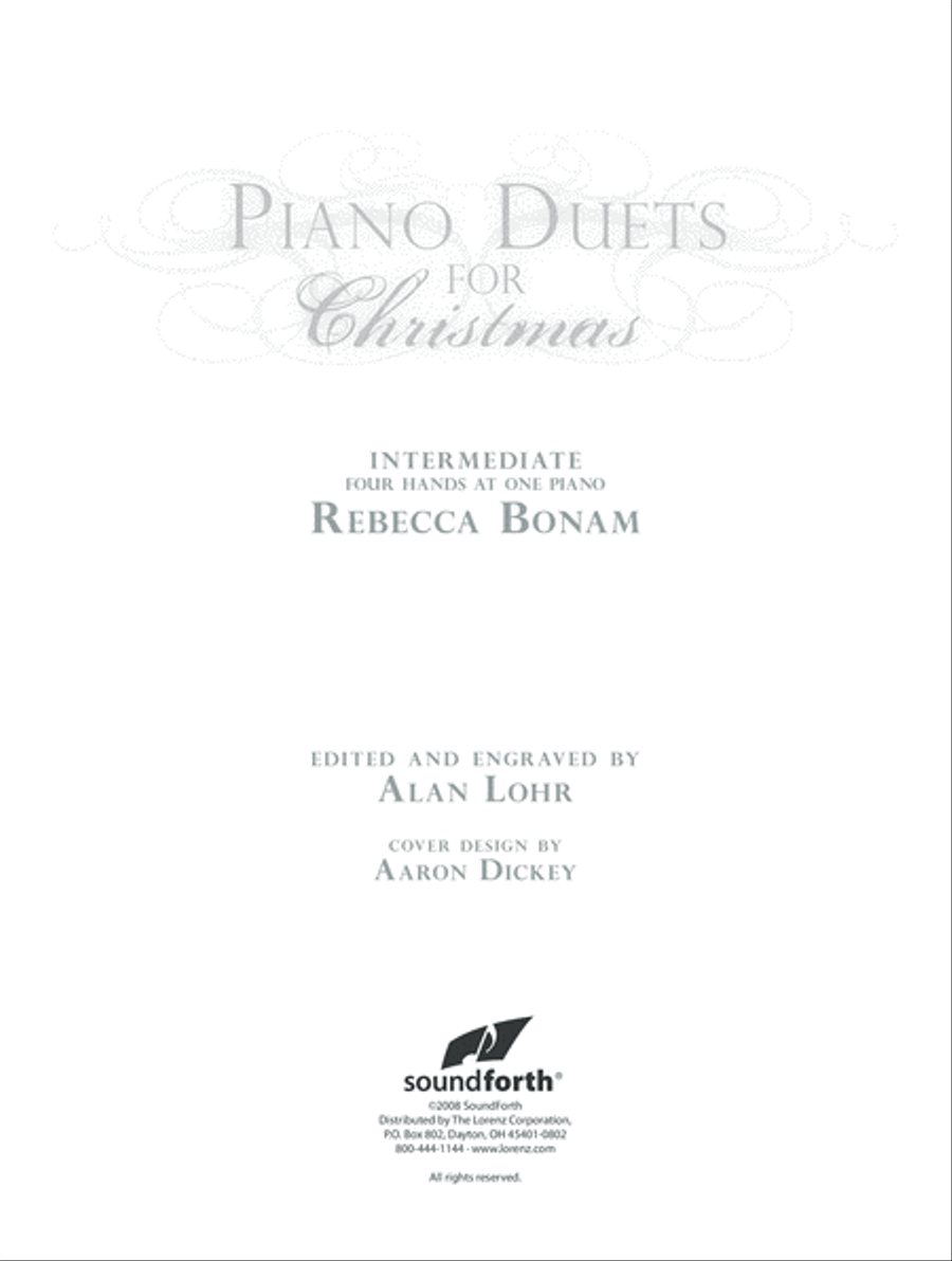 Piano Duets for Christmas (Digital Download) Piano Duet scores gallery preview page 2