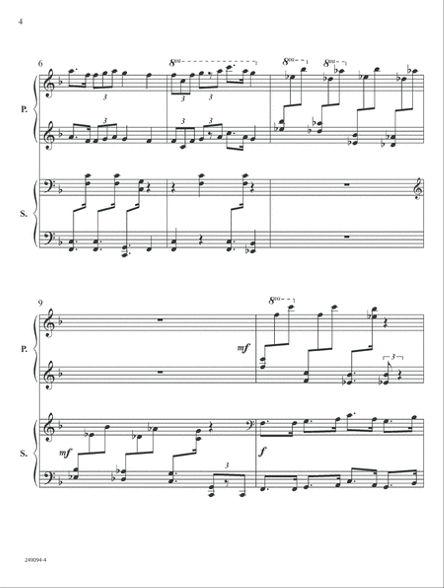 Piano Duets for Christmas (Digital Download) Piano Duet scores gallery preview page 5