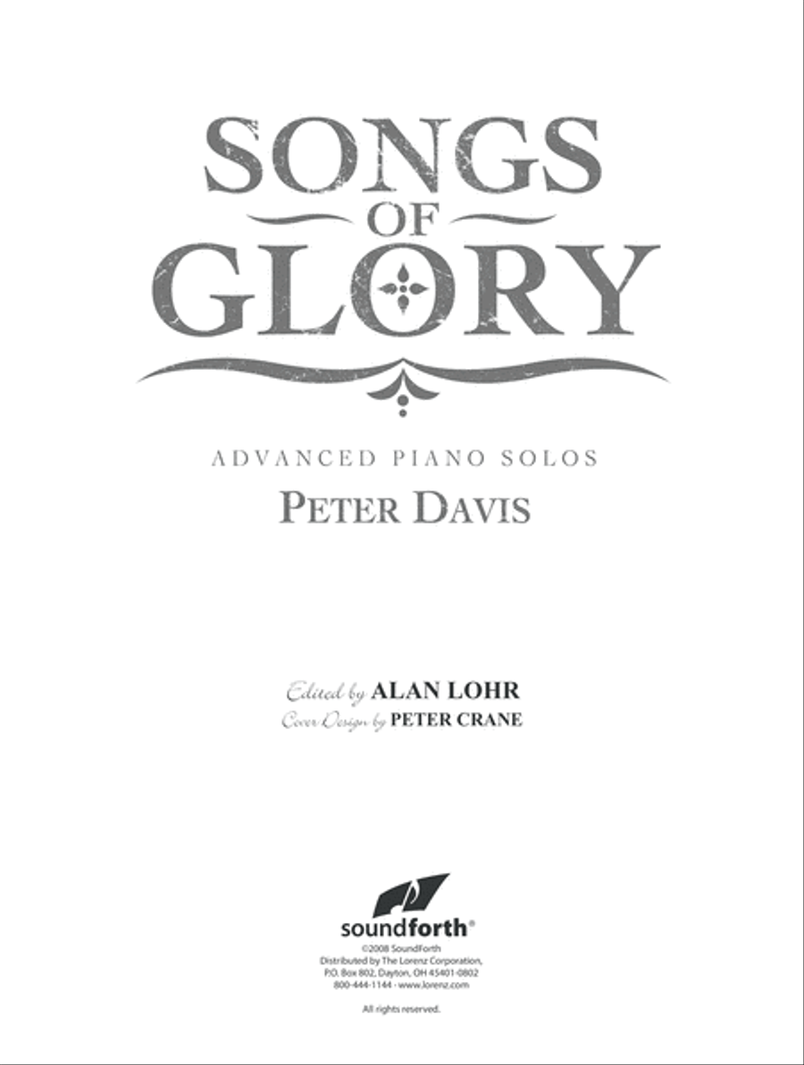 Songs of Glory (Digital Download) Piano Solo scores gallery preview page 2