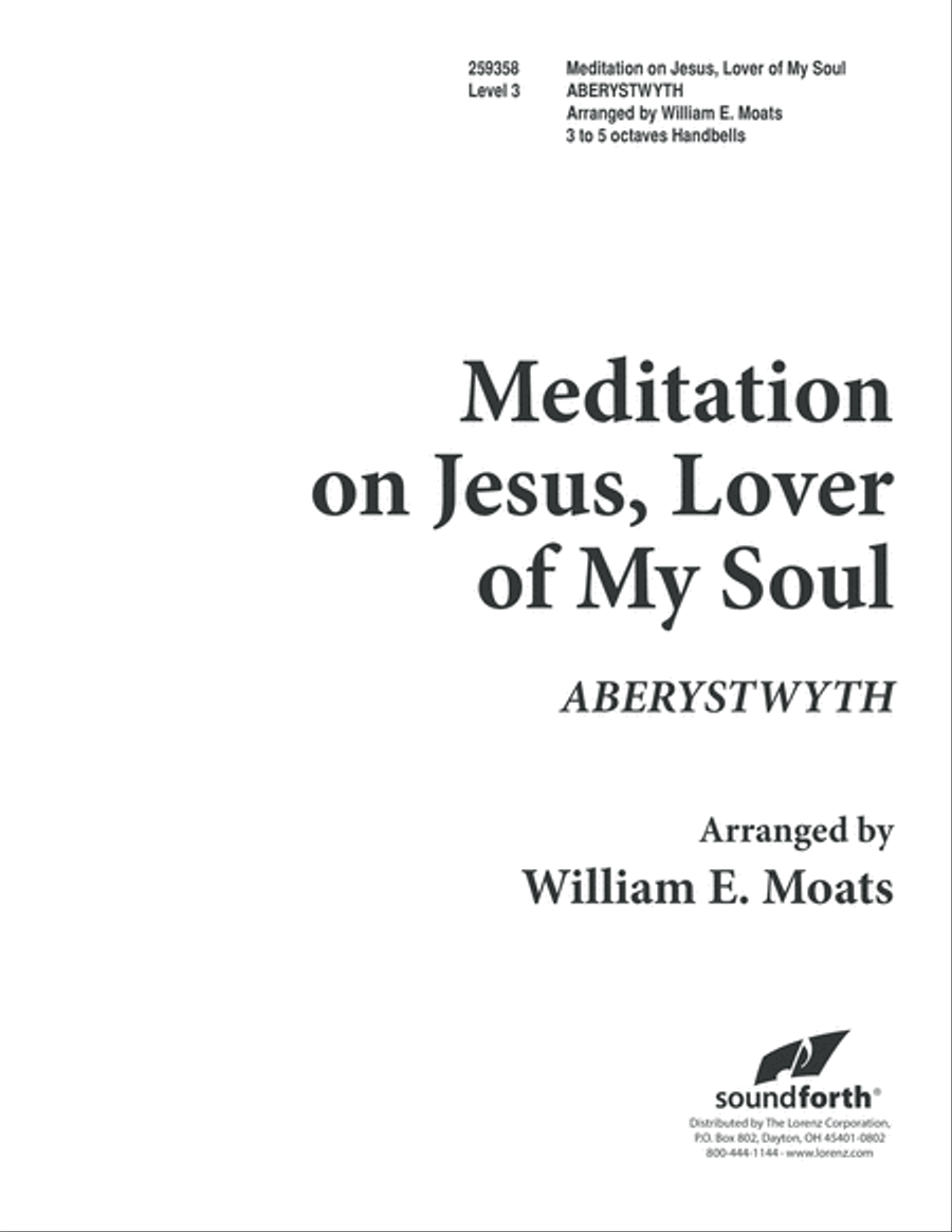 Meditation on Jesus, Lover of My Soul Choir scores gallery preview page 1
