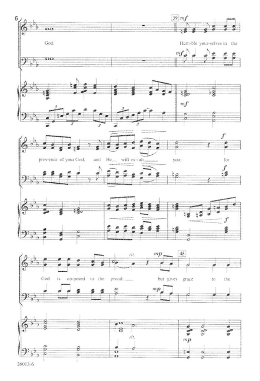 All I Ask of You (Digital Download) 4-Part scores gallery preview page 6