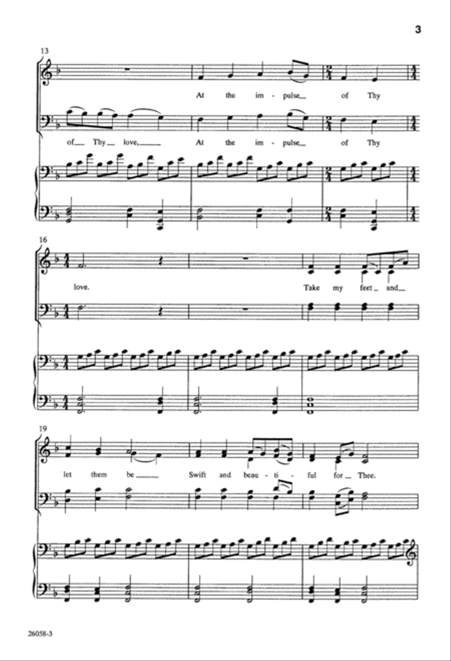 Take My Life and Let It Be (Digital Download) 4-Part scores gallery preview page 3
