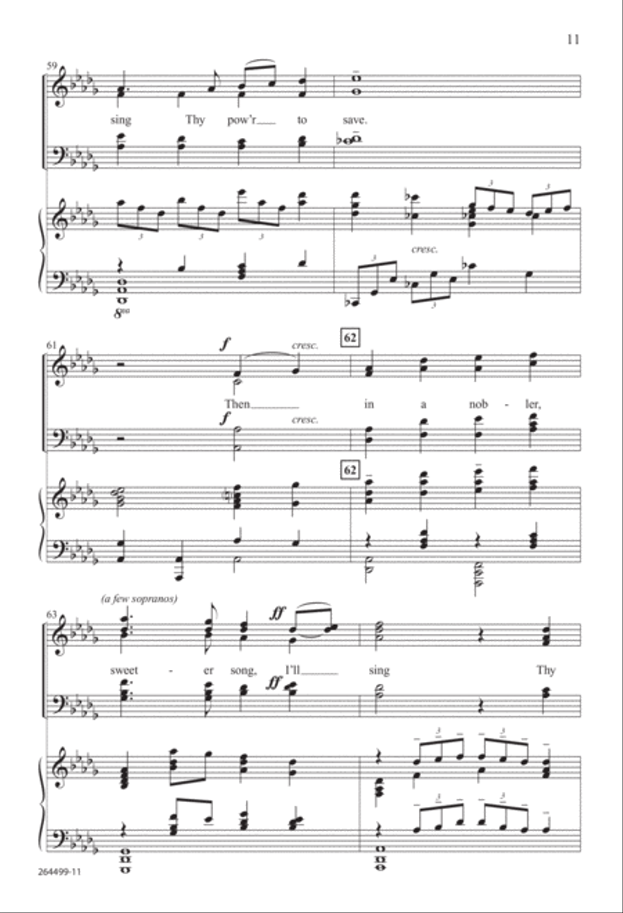 There Is a Fountain (Digital Download) 4-Part scores gallery preview page 11