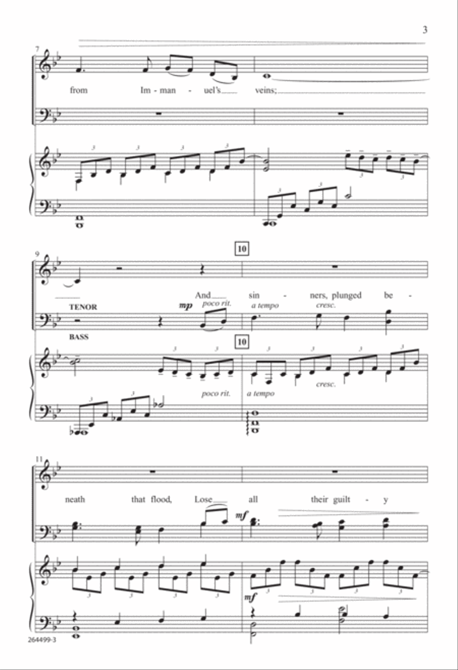 There Is a Fountain (Digital Download) 4-Part scores gallery preview page 3