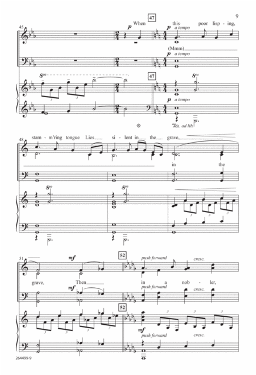 There Is a Fountain (Digital Download) 4-Part scores gallery preview page 9