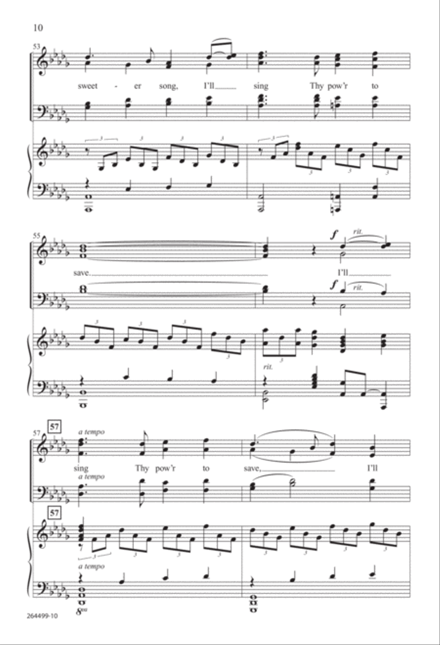There Is a Fountain (Digital Download) 4-Part scores gallery preview page 10