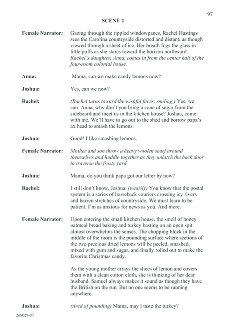 1777: A Colonial Christmas (Digital Download) 4-Part scores gallery preview page 102