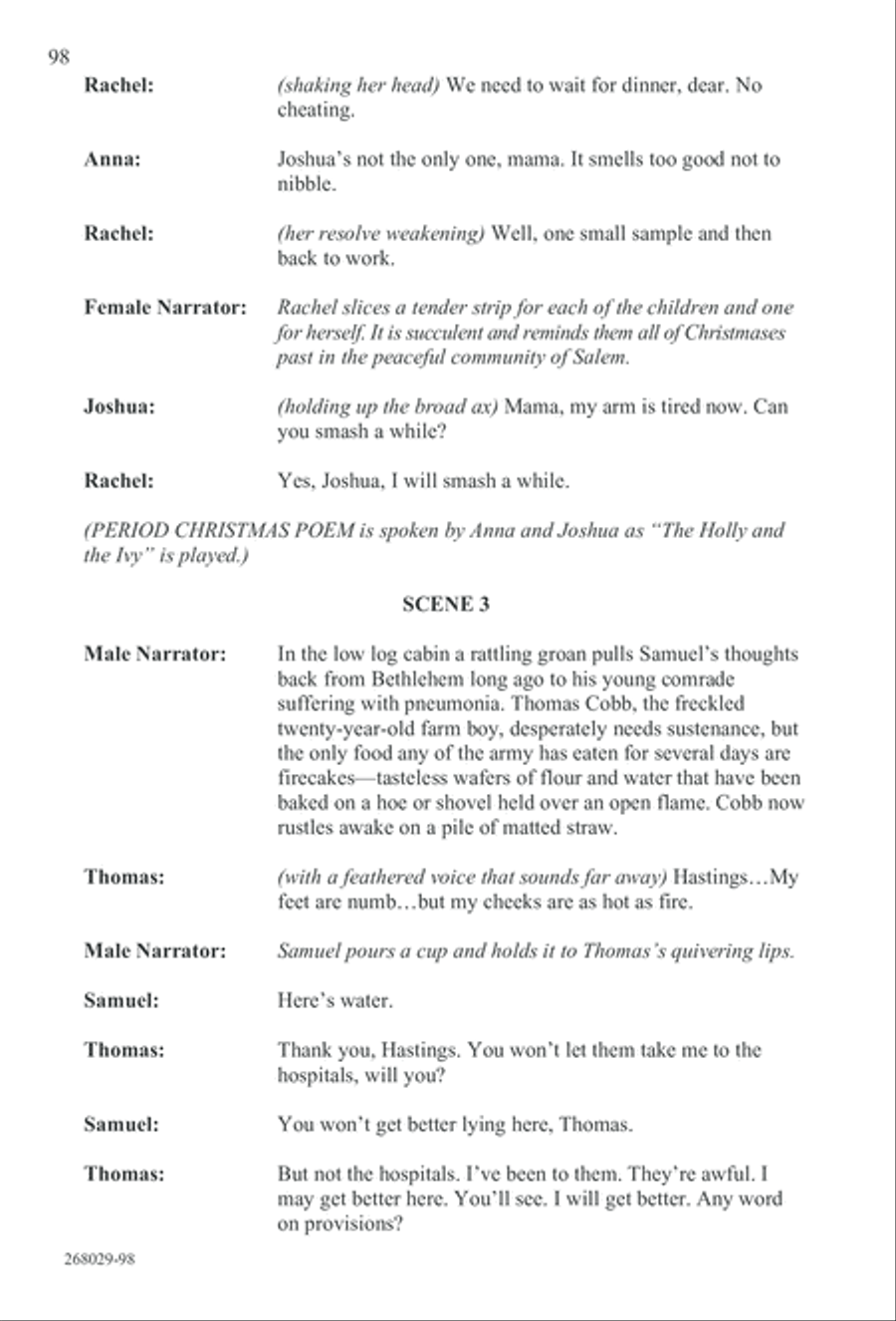 1777: A Colonial Christmas (Digital Download) 4-Part scores gallery preview page 103