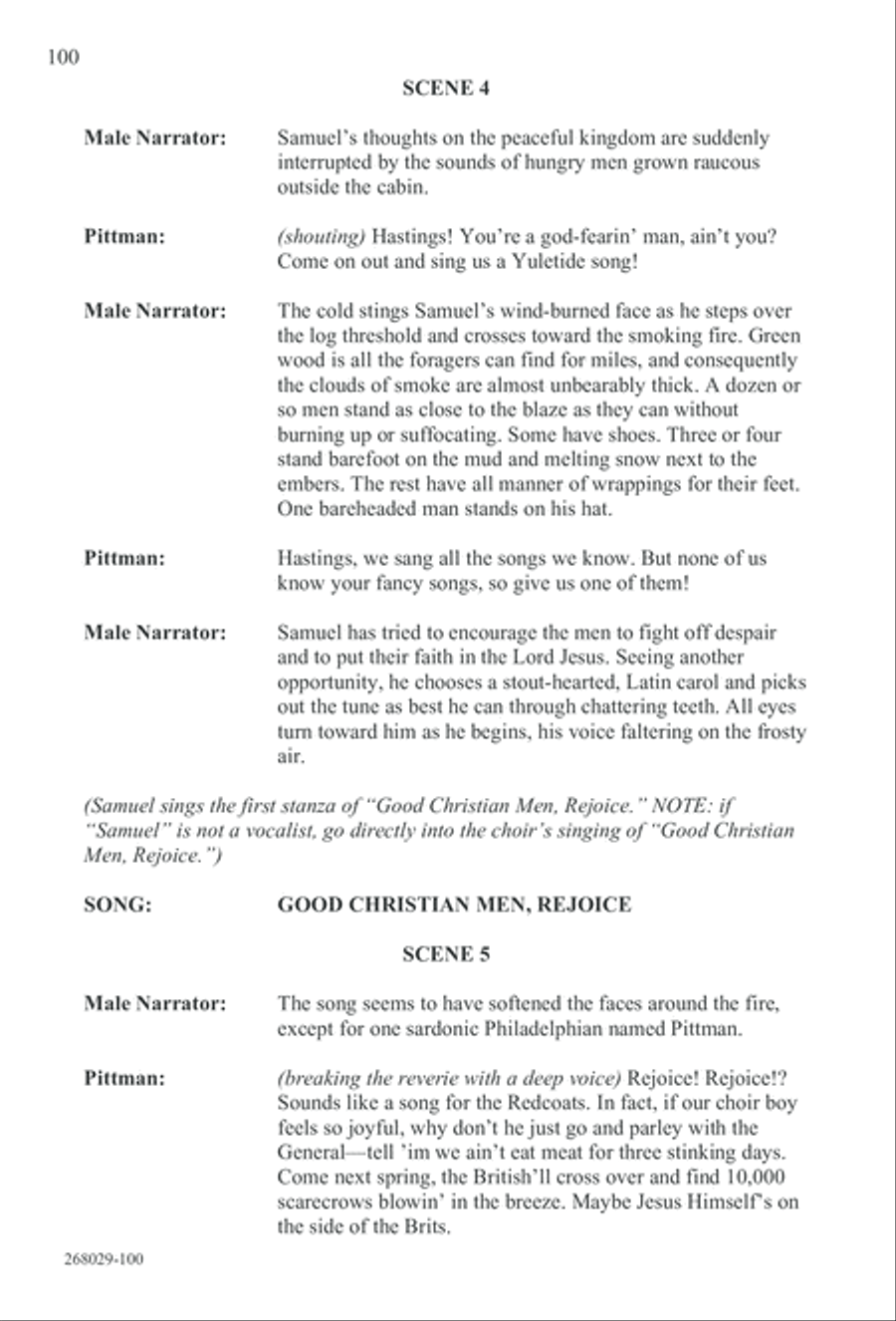 1777: A Colonial Christmas (Digital Download) 4-Part scores gallery preview page 105
