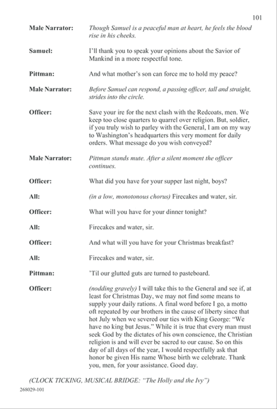 1777: A Colonial Christmas (Digital Download) 4-Part scores gallery preview page 106