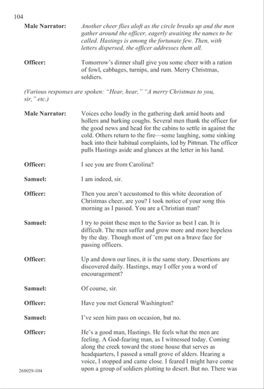 1777: A Colonial Christmas (Digital Download) 4-Part scores gallery preview page 109