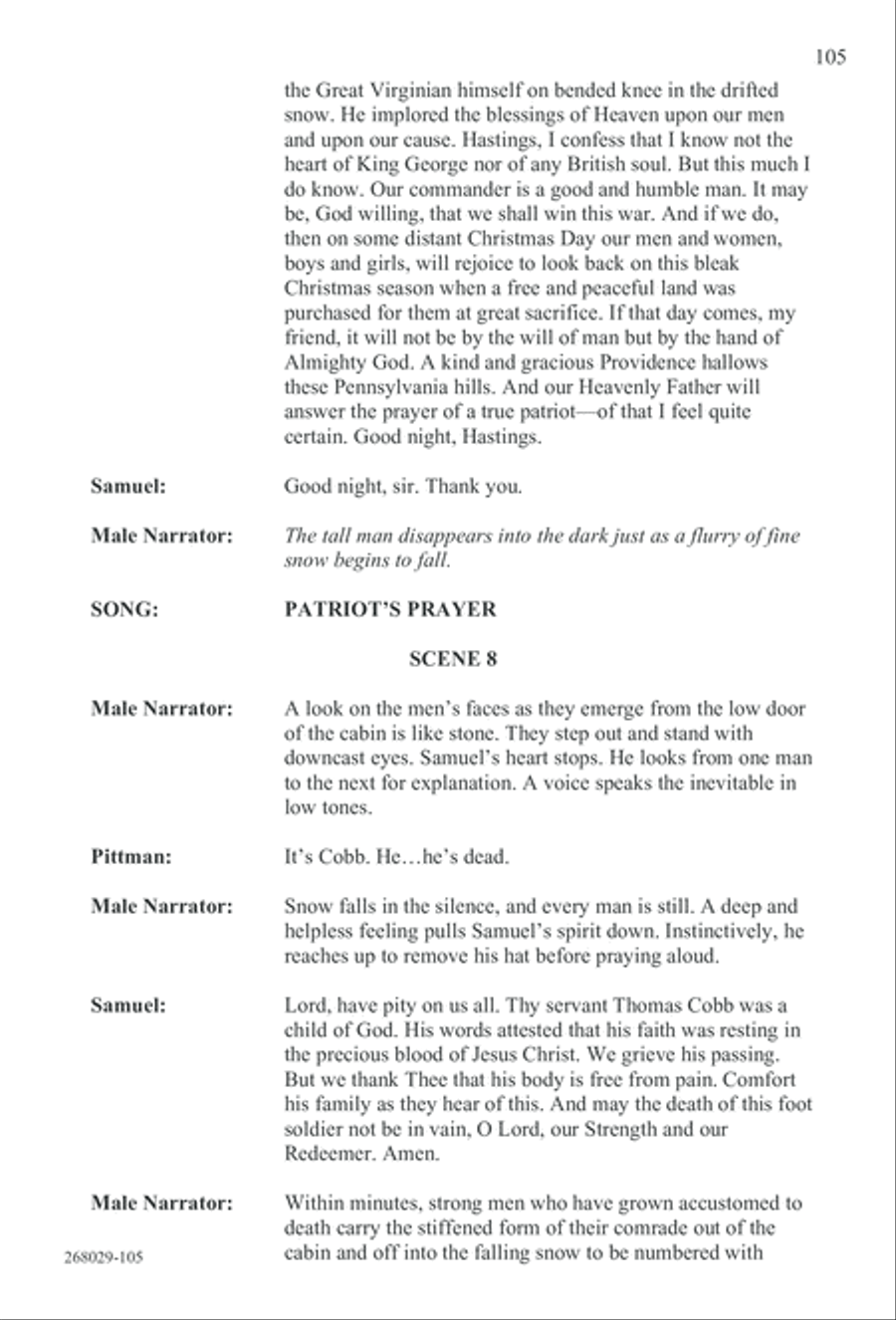 1777: A Colonial Christmas (Digital Download) 4-Part scores gallery preview page 110
