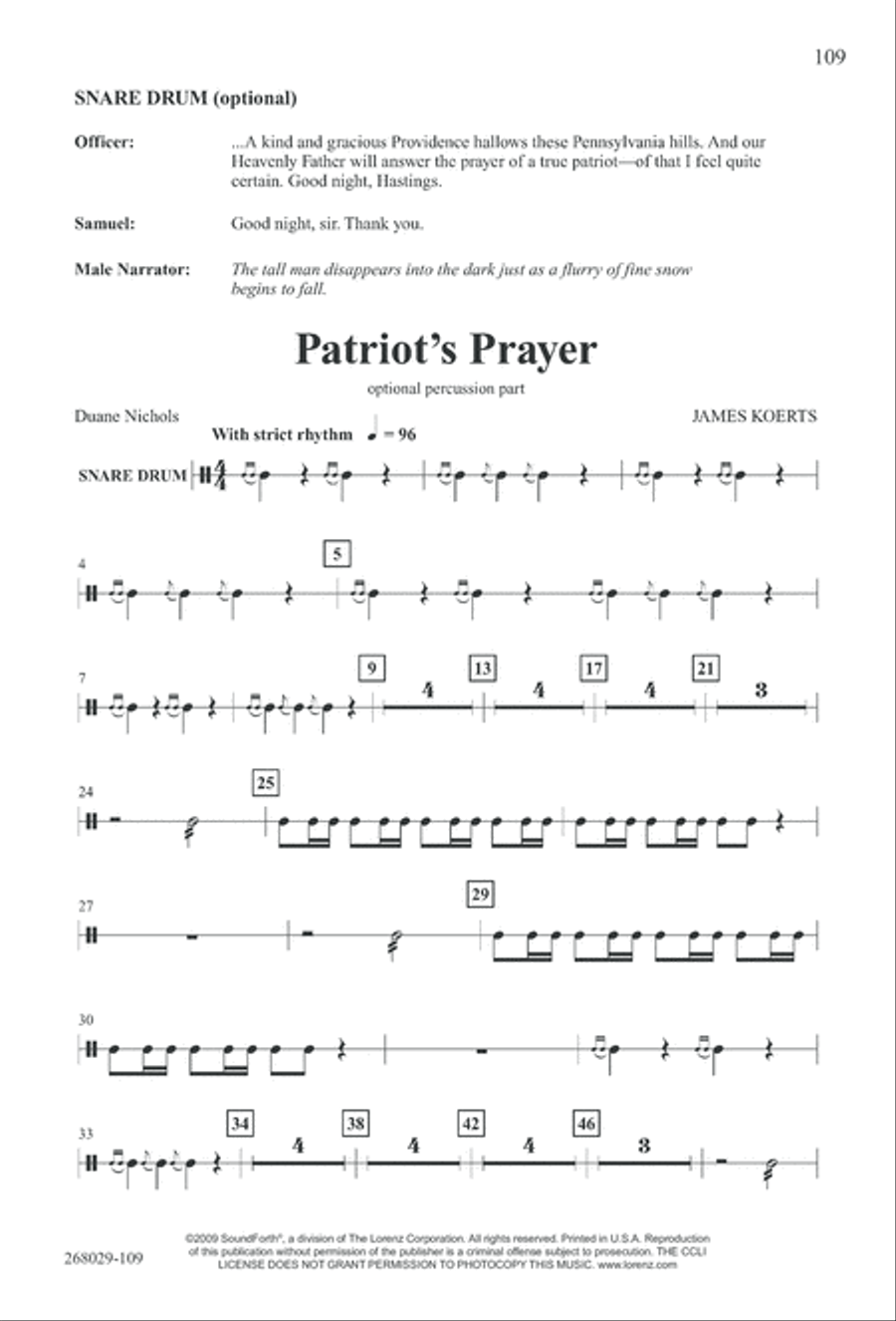 1777: A Colonial Christmas (Digital Download) 4-Part scores gallery preview page 114