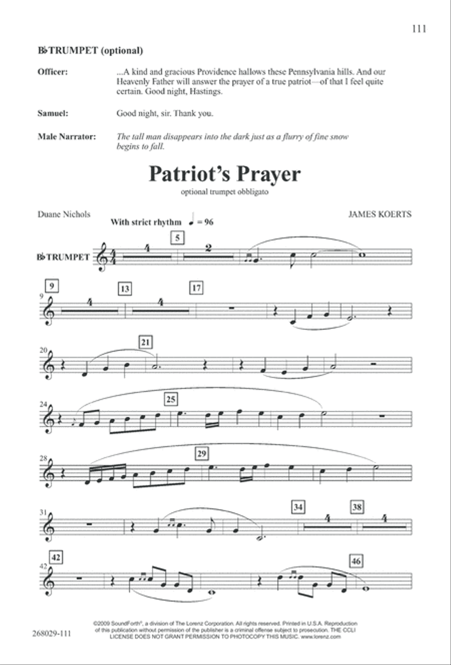 1777: A Colonial Christmas (Digital Download) 4-Part scores gallery preview page 116