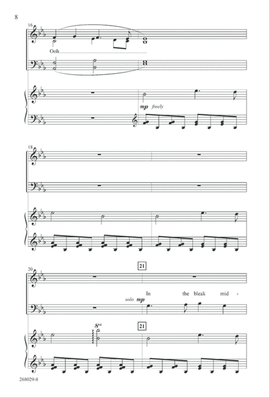 1777: A Colonial Christmas (Digital Download) 4-Part scores gallery preview page 13