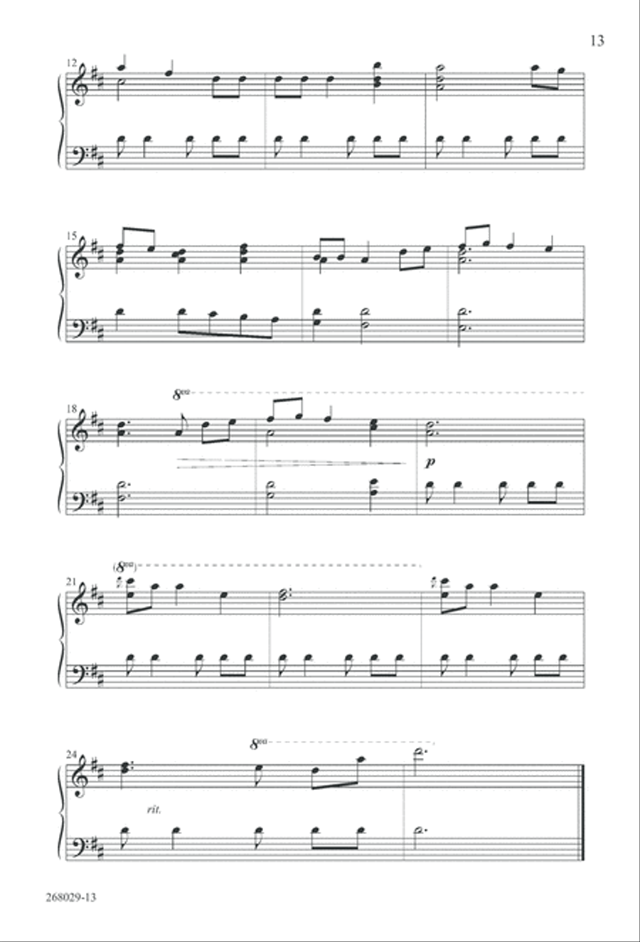 1777: A Colonial Christmas (Digital Download) 4-Part scores gallery preview page 18