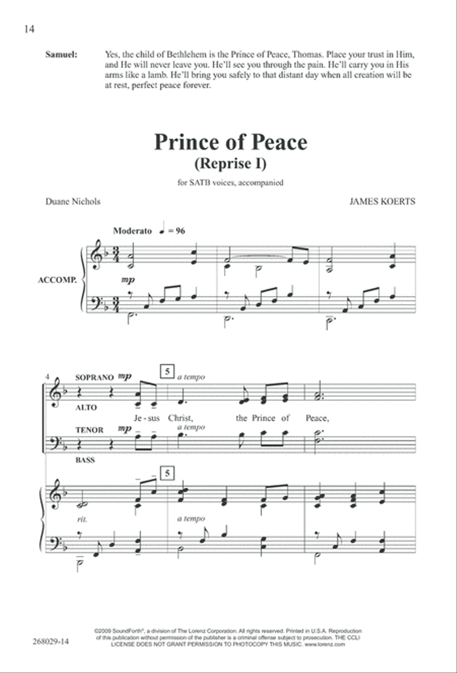 1777: A Colonial Christmas (Digital Download) 4-Part scores gallery preview page 19