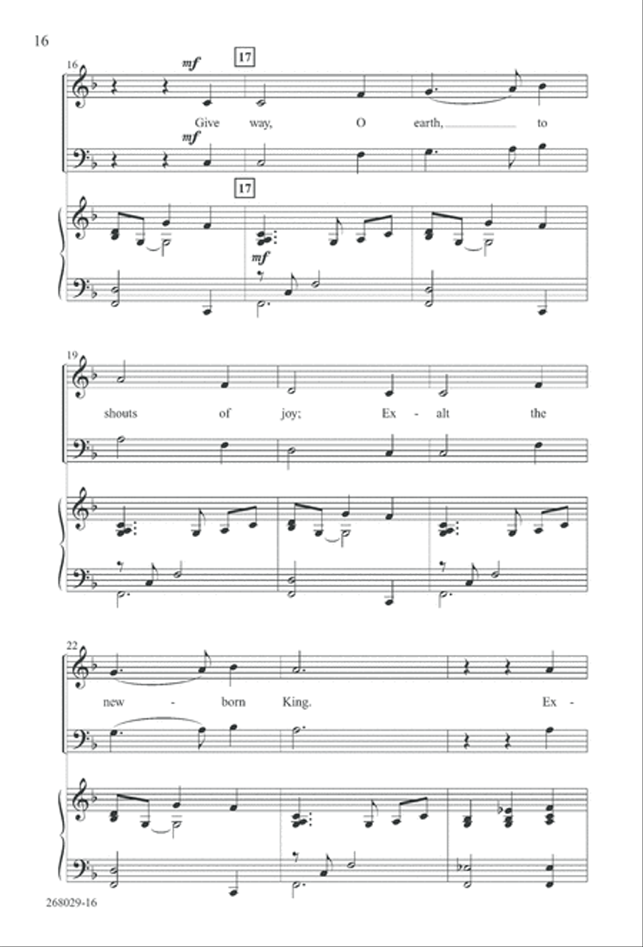 1777: A Colonial Christmas (Digital Download) 4-Part scores gallery preview page 21