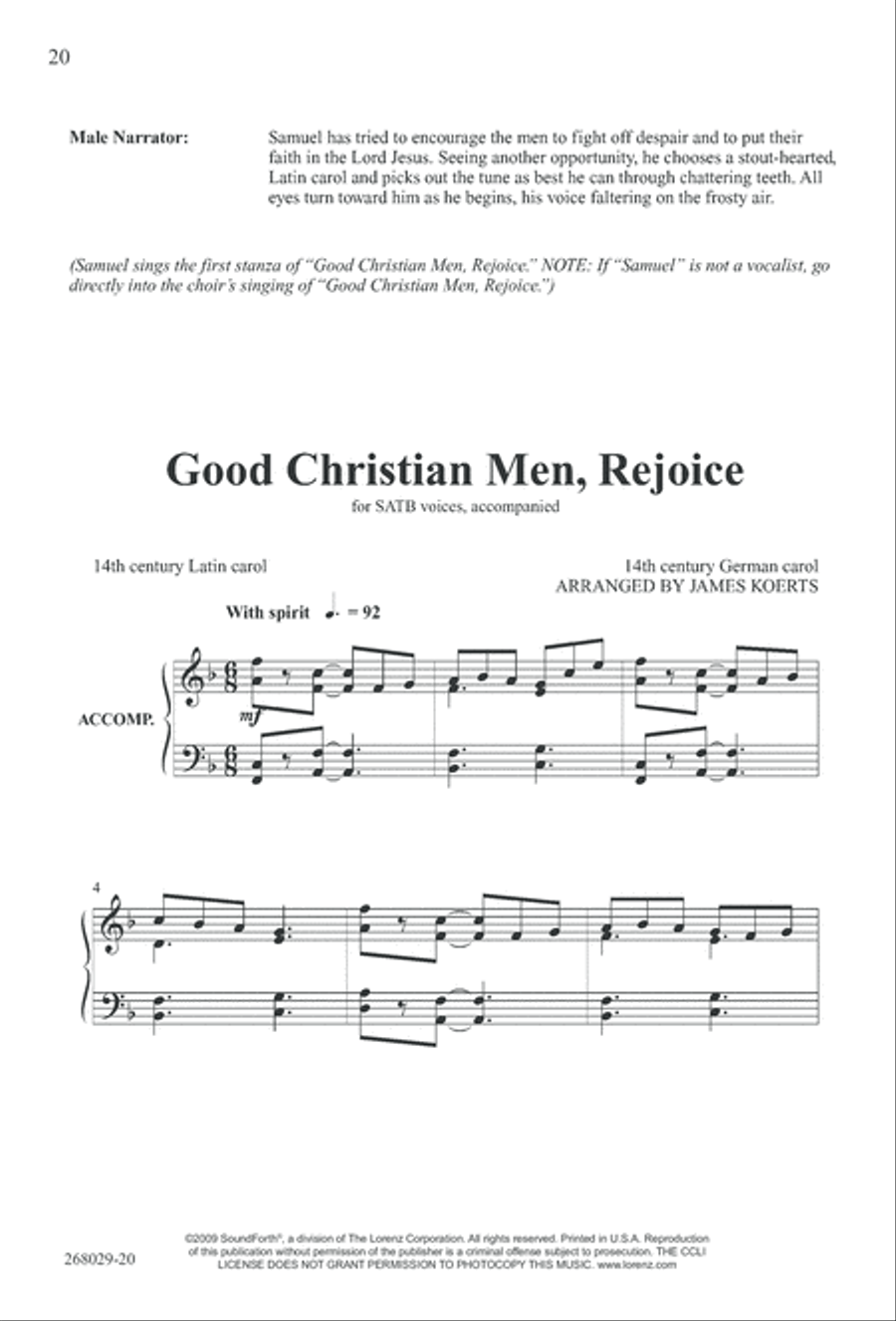1777: A Colonial Christmas (Digital Download) 4-Part scores gallery preview page 25