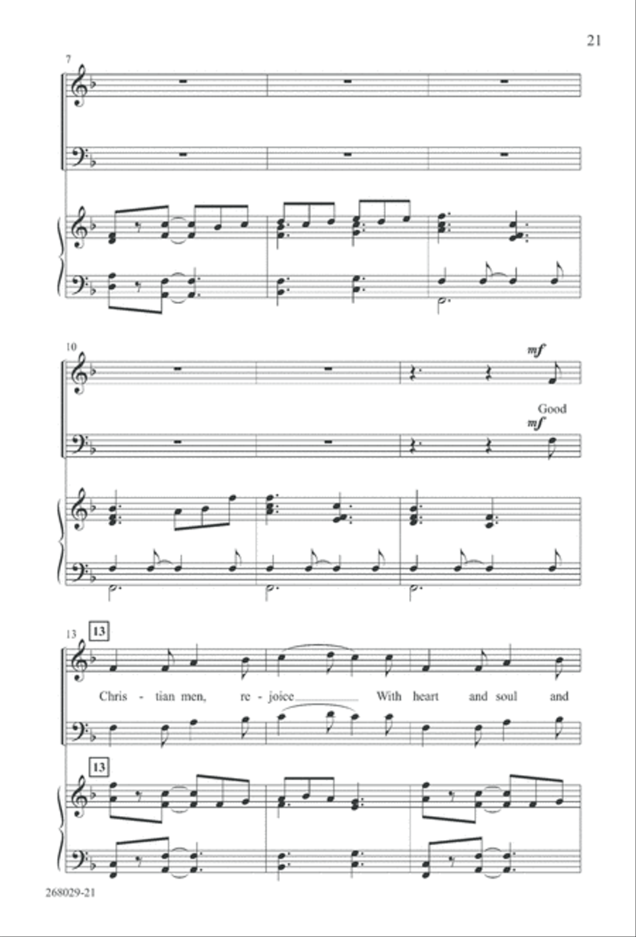 1777: A Colonial Christmas (Digital Download) 4-Part scores gallery preview page 26