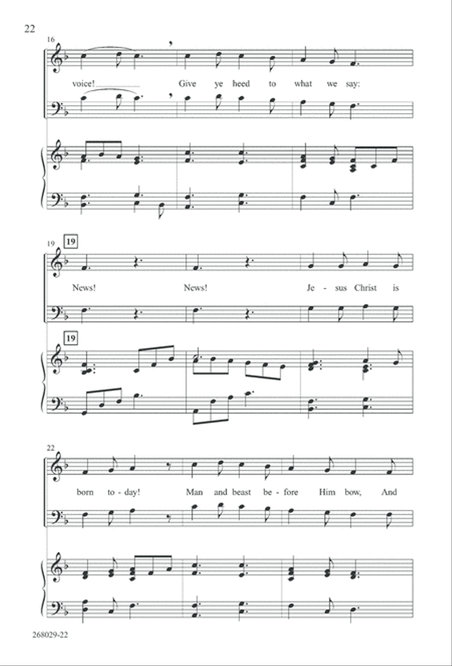 1777: A Colonial Christmas (Digital Download) 4-Part scores gallery preview page 27