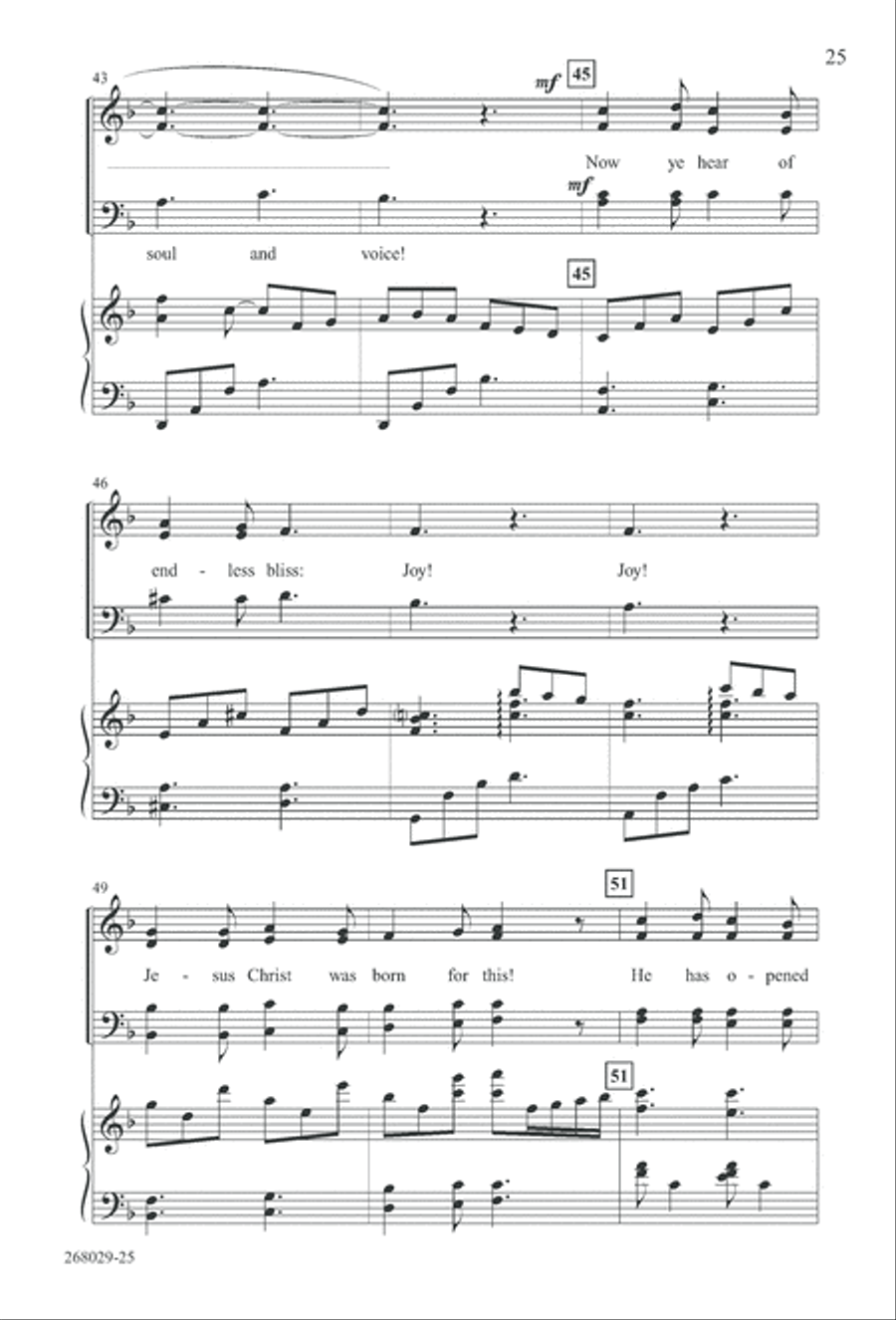 1777: A Colonial Christmas (Digital Download) 4-Part scores gallery preview page 30