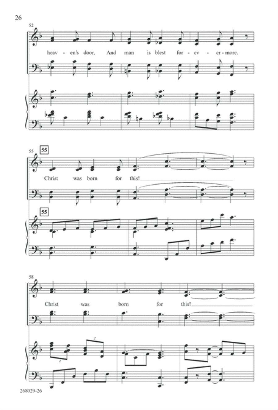 1777: A Colonial Christmas (Digital Download) 4-Part scores gallery preview page 31