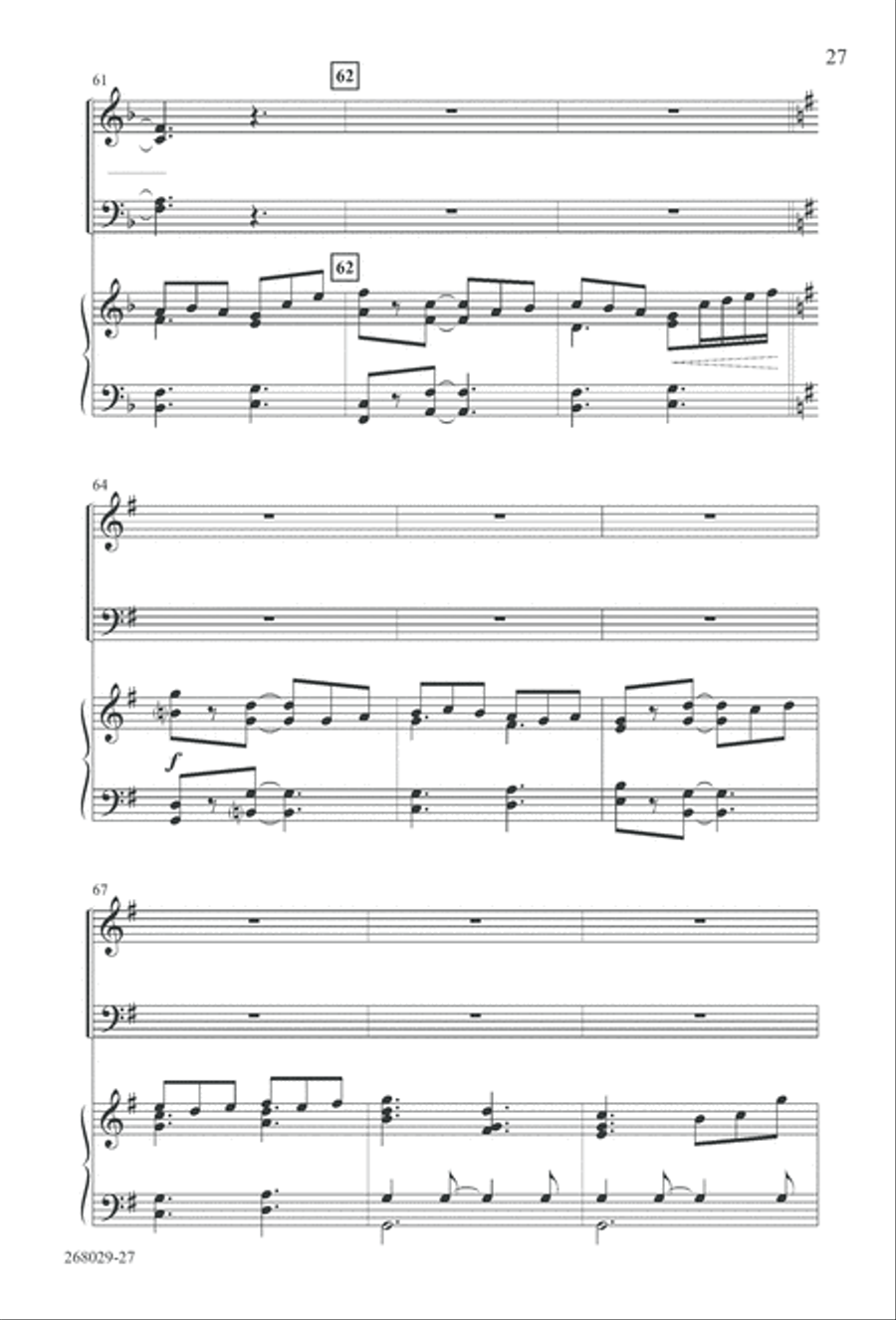 1777: A Colonial Christmas (Digital Download) 4-Part scores gallery preview page 32