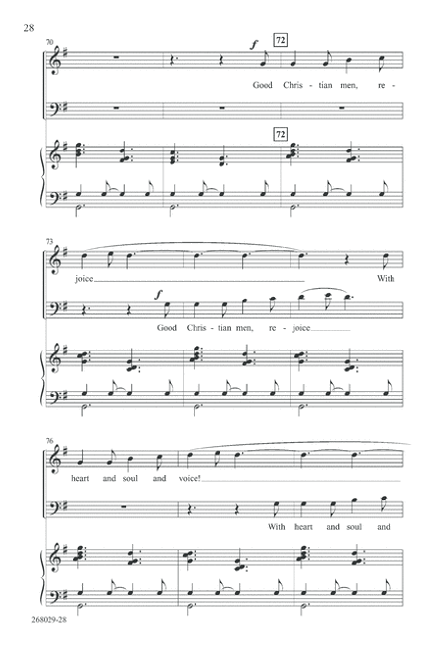 1777: A Colonial Christmas (Digital Download) 4-Part scores gallery preview page 33