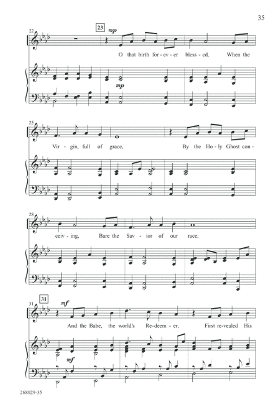 1777: A Colonial Christmas (Digital Download) 4-Part scores gallery preview page 40
