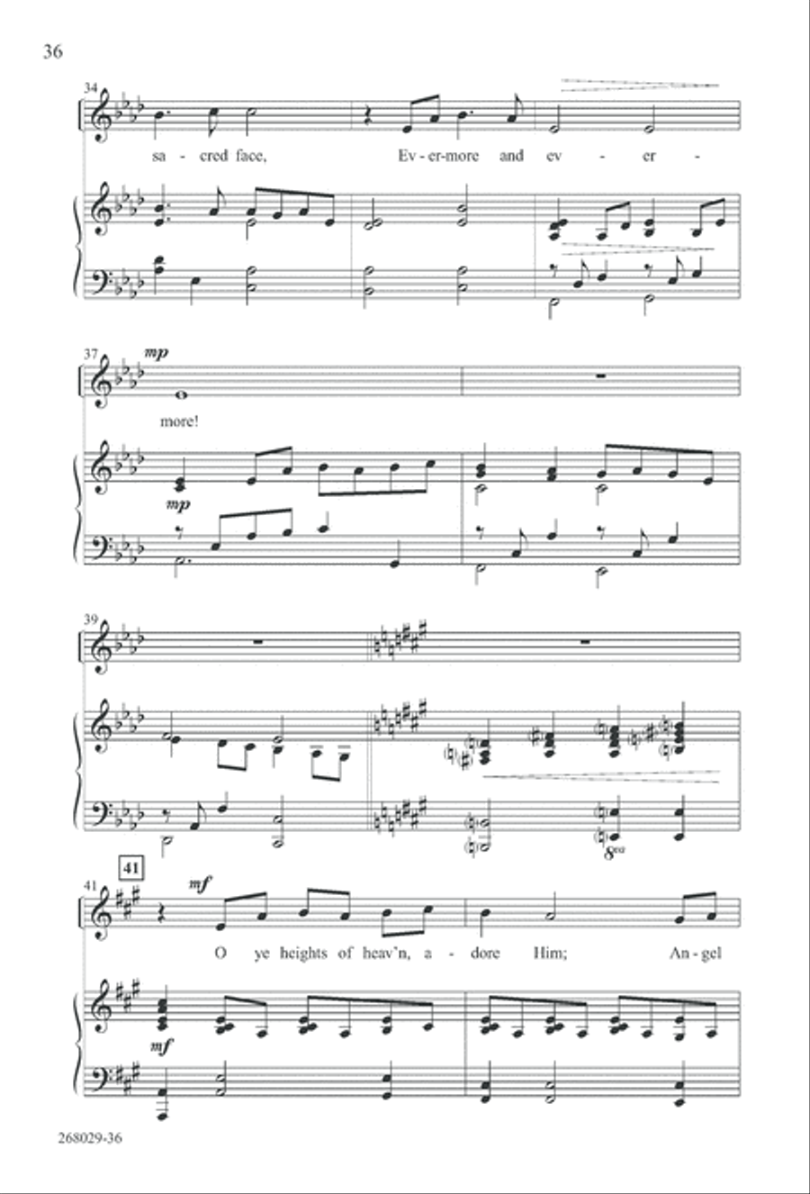 1777: A Colonial Christmas (Digital Download) 4-Part scores gallery preview page 41