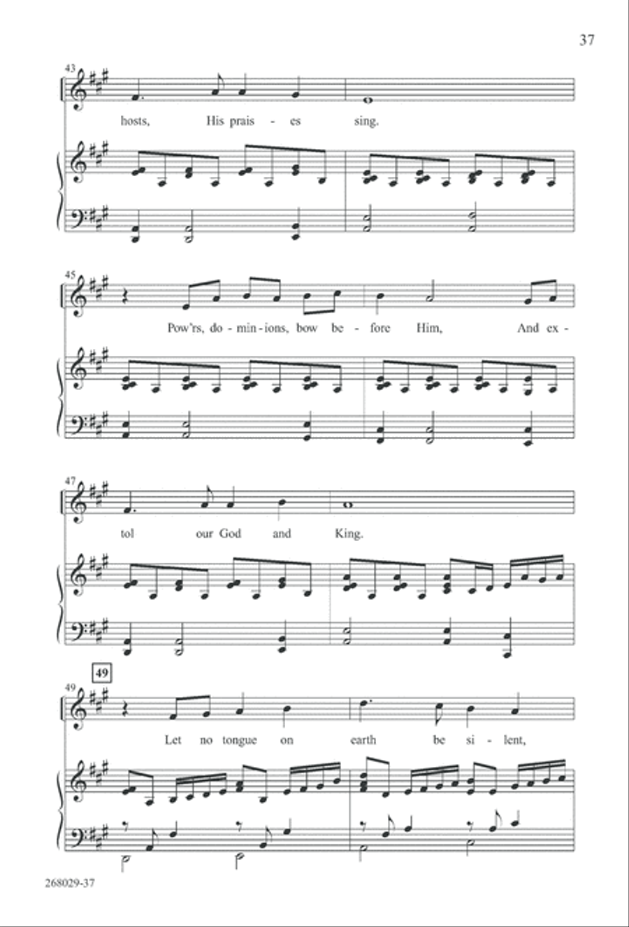 1777: A Colonial Christmas (Digital Download) 4-Part scores gallery preview page 42