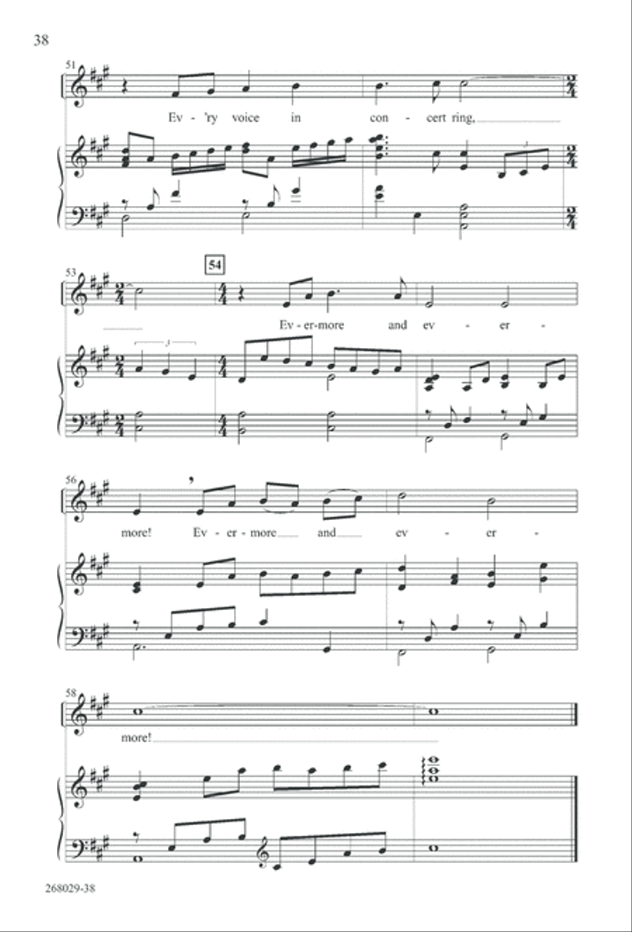 1777: A Colonial Christmas (Digital Download) 4-Part scores gallery preview page 43