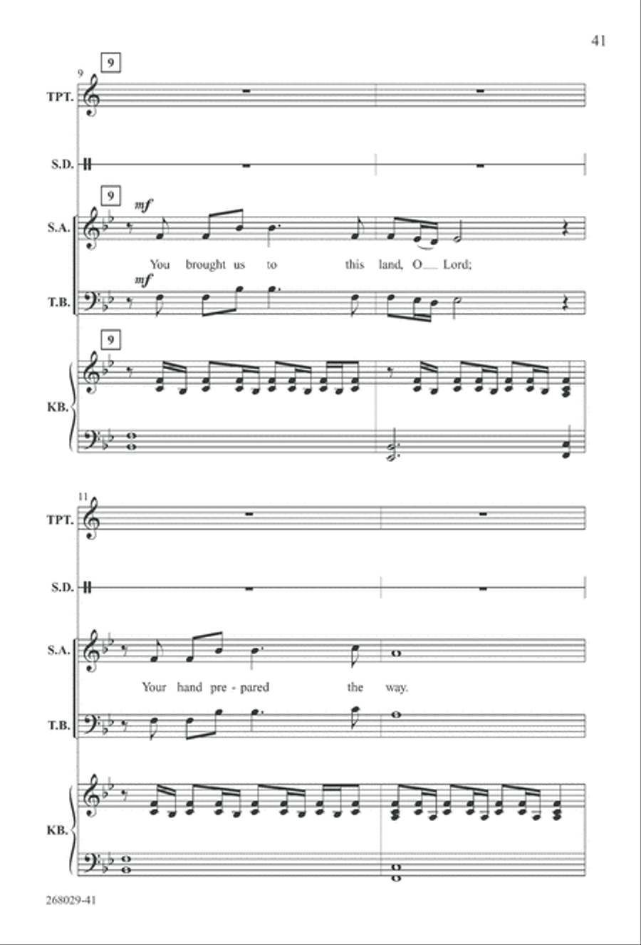 1777: A Colonial Christmas (Digital Download) 4-Part scores gallery preview page 46