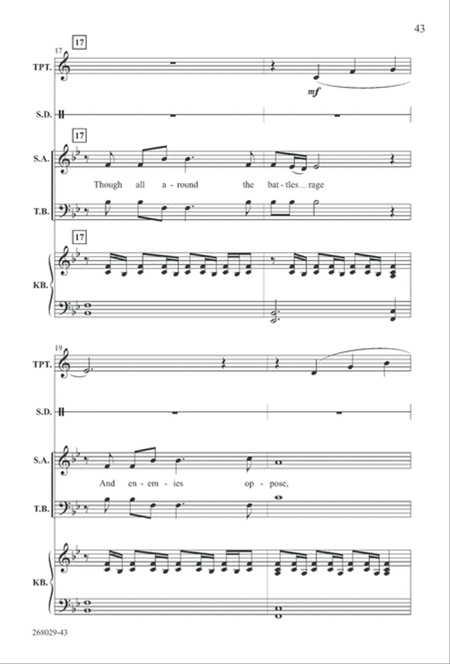 1777: A Colonial Christmas (Digital Download) 4-Part scores gallery preview page 48