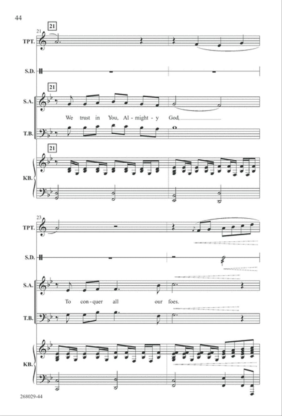 1777: A Colonial Christmas (Digital Download) 4-Part scores gallery preview page 49