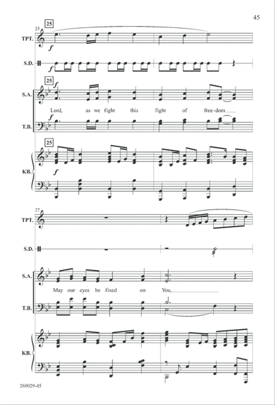 1777: A Colonial Christmas (Digital Download) 4-Part scores gallery preview page 50