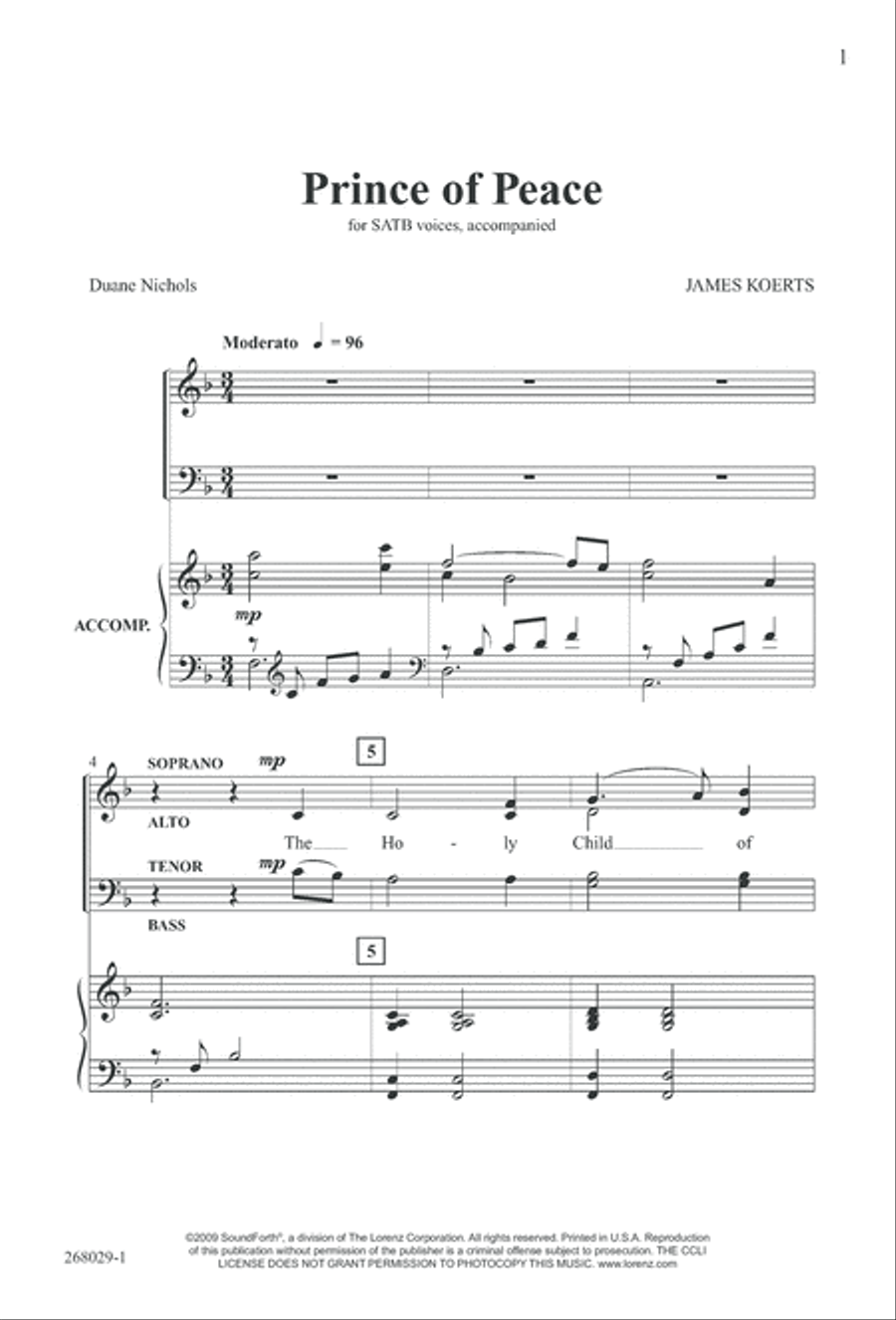 1777: A Colonial Christmas (Digital Download) 4-Part scores gallery preview page 6