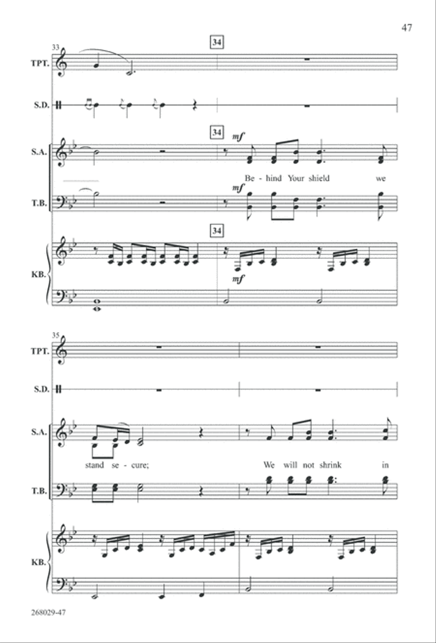 1777: A Colonial Christmas (Digital Download) 4-Part scores gallery preview page 52