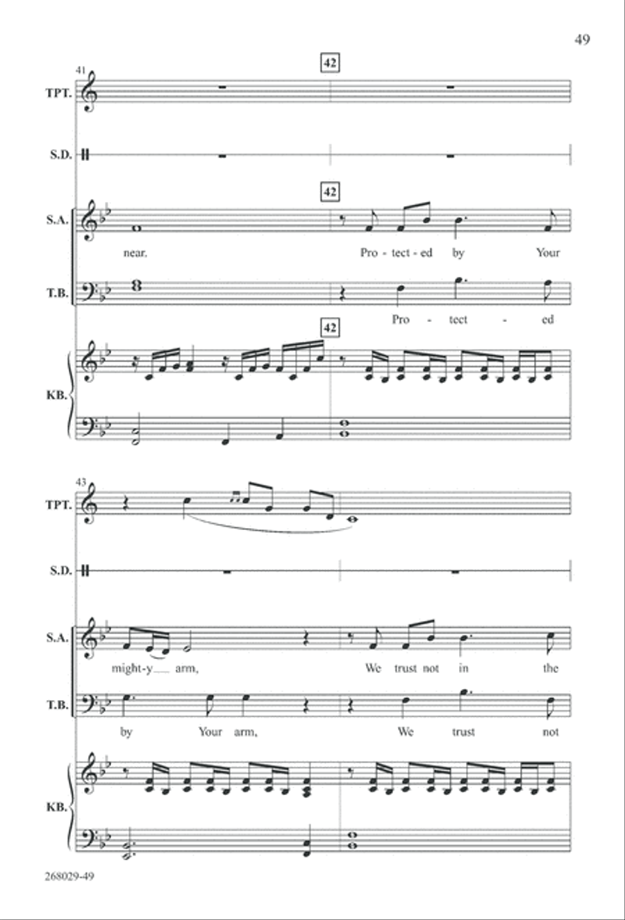 1777: A Colonial Christmas (Digital Download) 4-Part scores gallery preview page 54