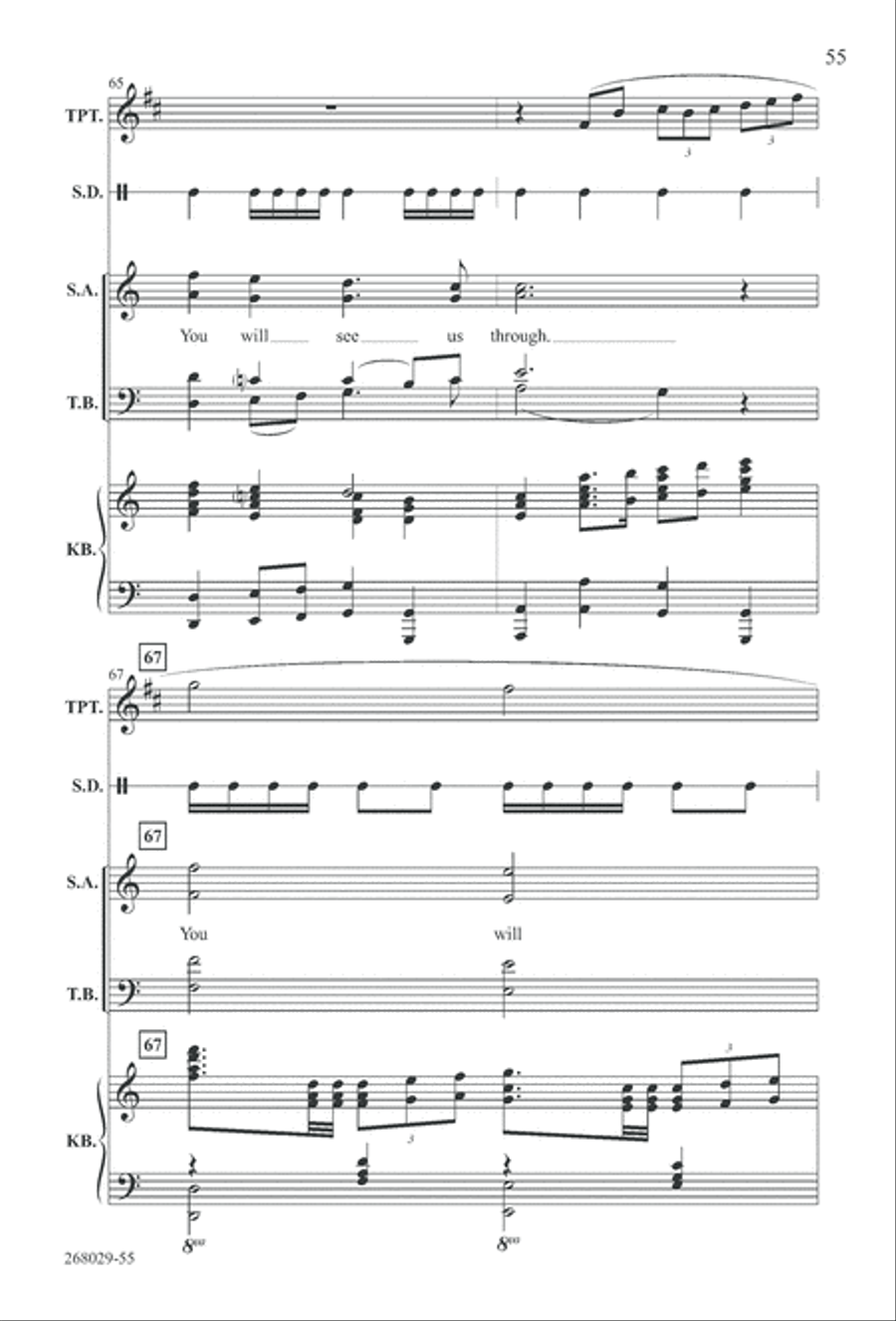 1777: A Colonial Christmas (Digital Download) 4-Part scores gallery preview page 60