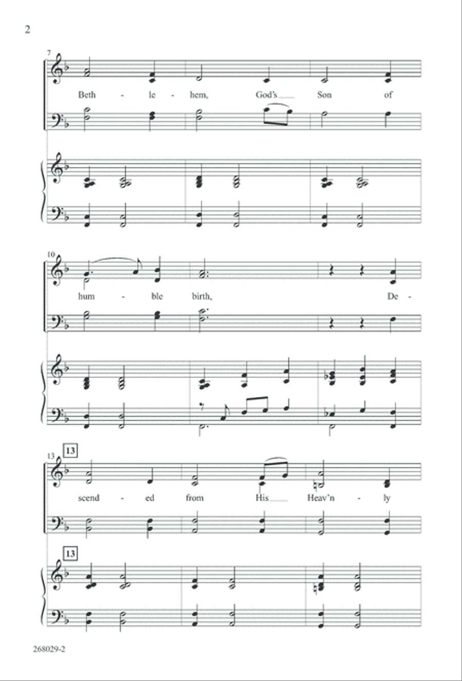 1777: A Colonial Christmas (Digital Download) 4-Part scores gallery preview page 7