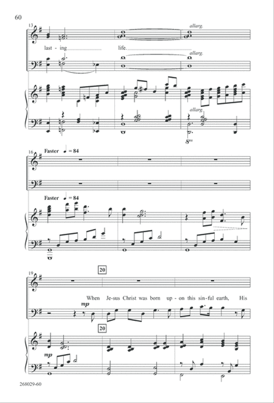 1777: A Colonial Christmas (Digital Download) 4-Part scores gallery preview page 65