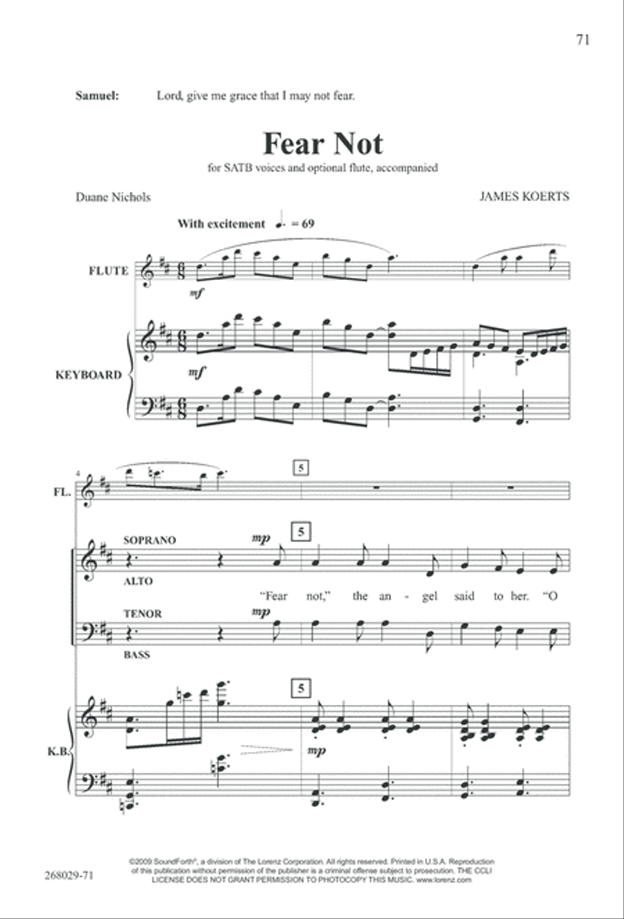 1777: A Colonial Christmas (Digital Download) 4-Part scores gallery preview page 76