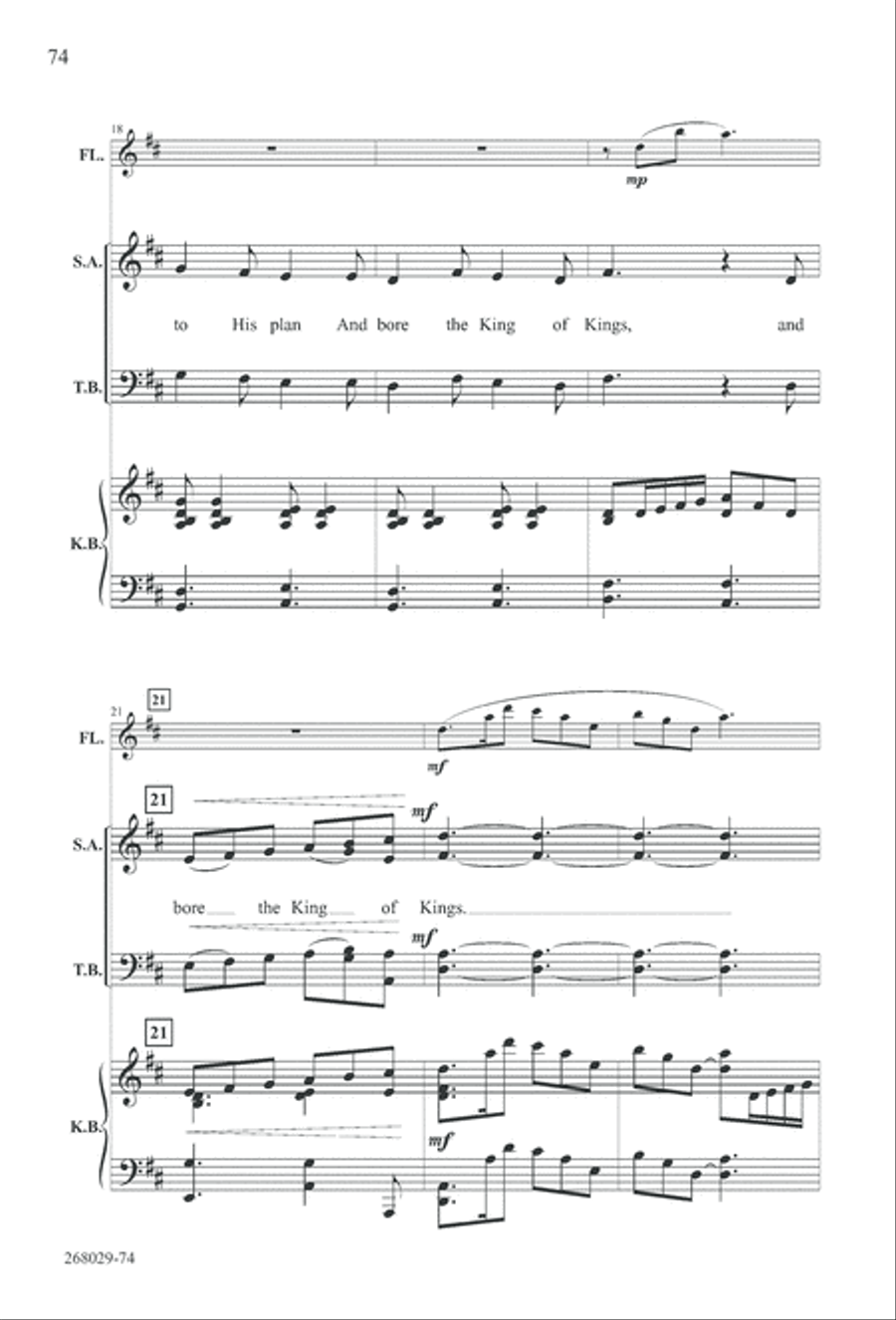 1777: A Colonial Christmas (Digital Download) 4-Part scores gallery preview page 79