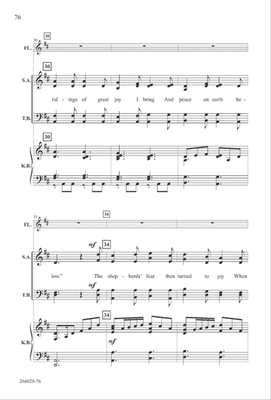 1777: A Colonial Christmas (Digital Download) 4-Part scores gallery preview page 81