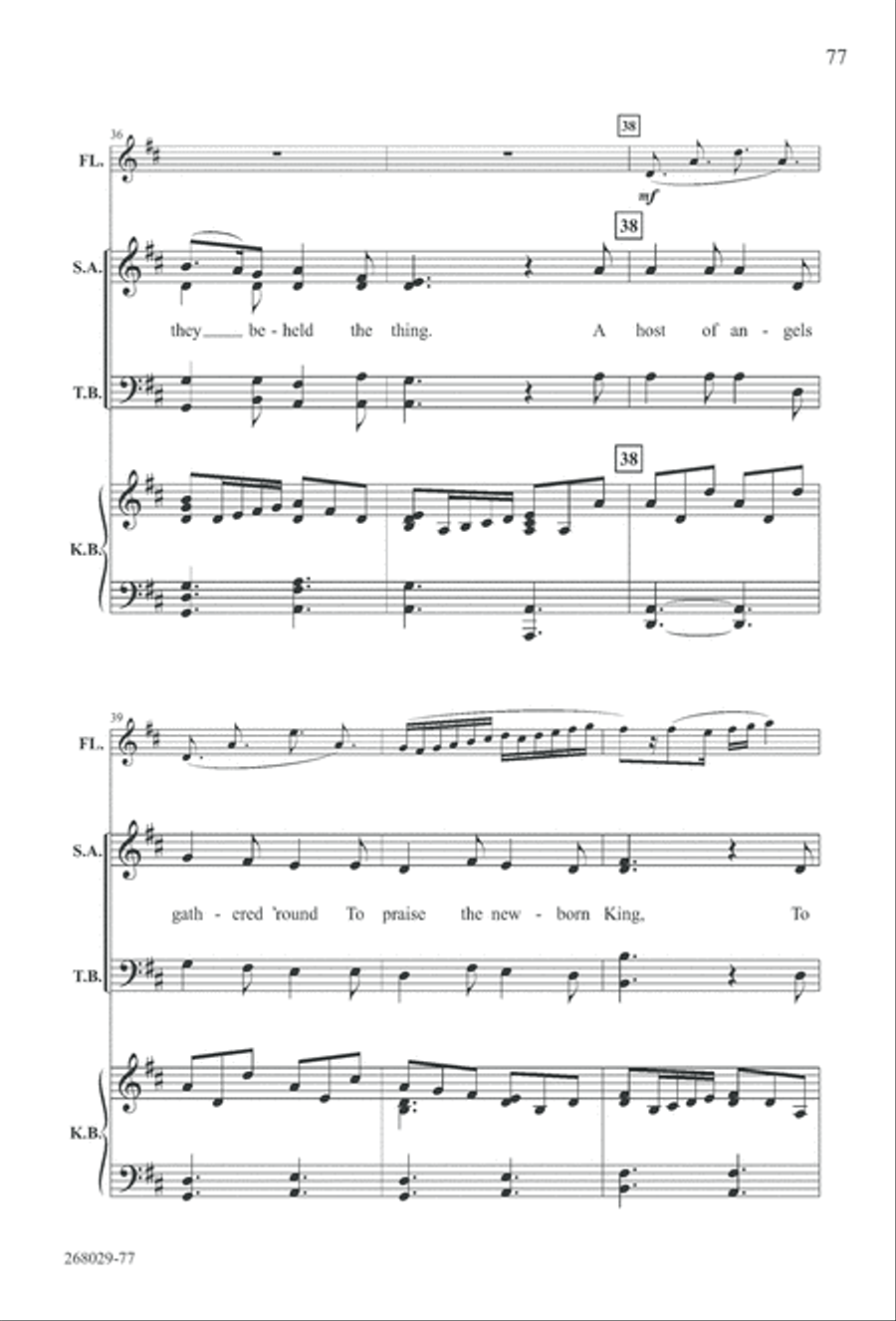 1777: A Colonial Christmas (Digital Download) 4-Part scores gallery preview page 82