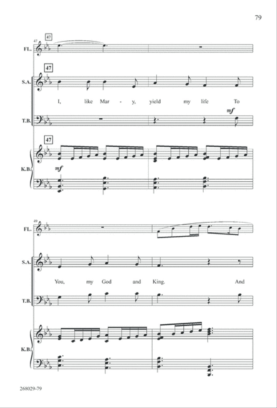 1777: A Colonial Christmas (Digital Download) 4-Part scores gallery preview page 84