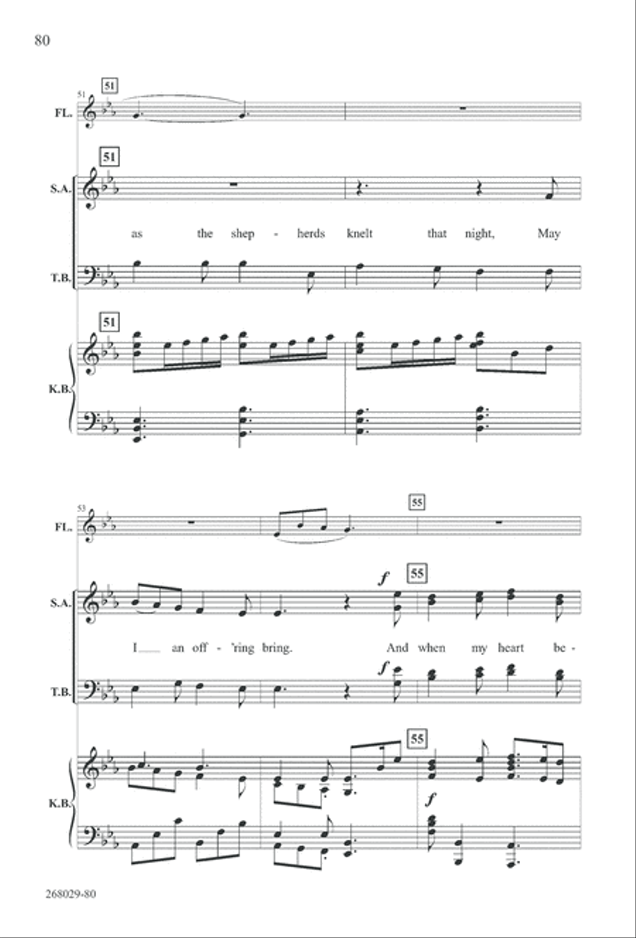 1777: A Colonial Christmas (Digital Download) 4-Part scores gallery preview page 85